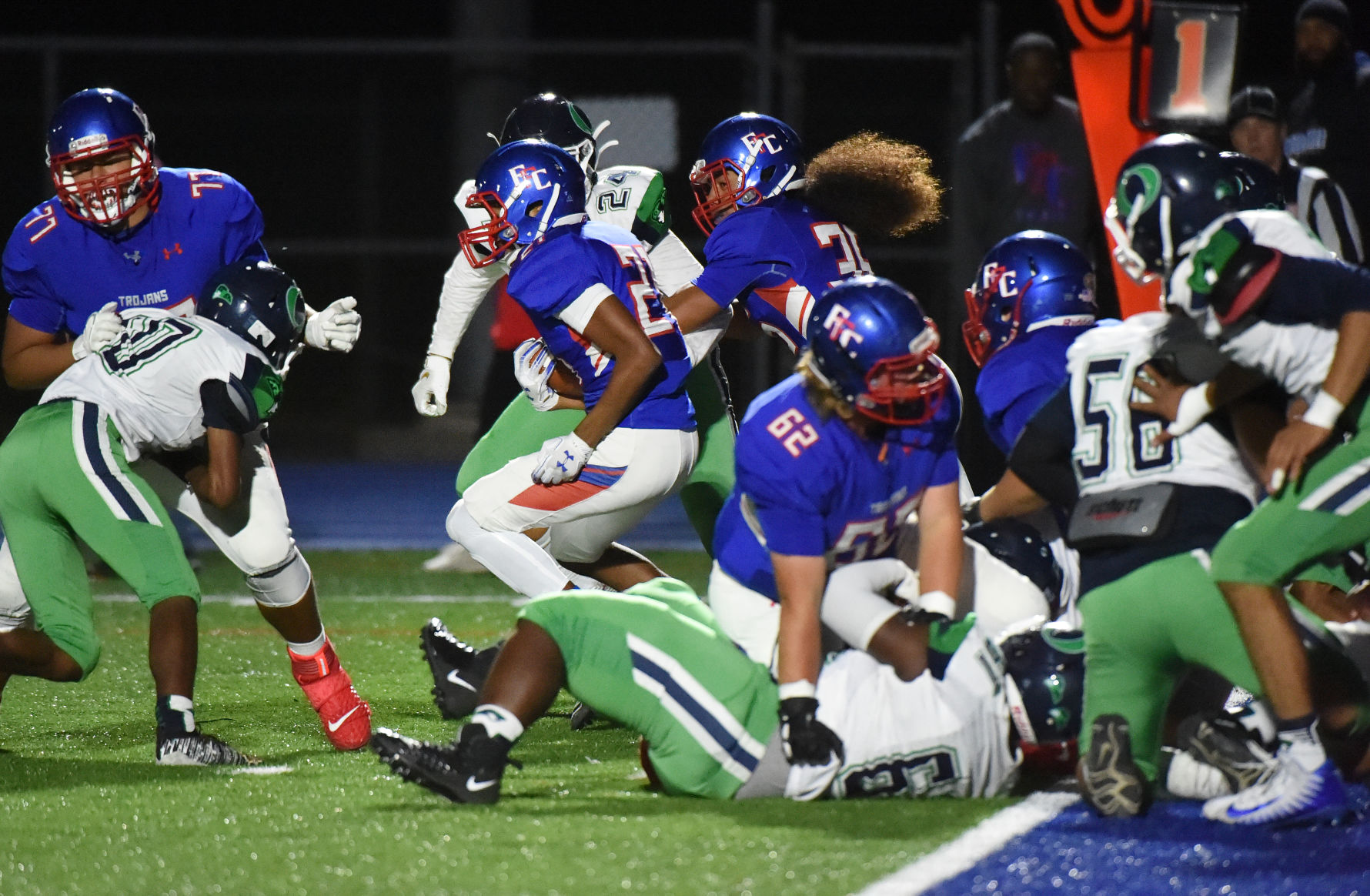 PHOTOS: Fountain-Fort Carson Trojans (21) Overland Trailblazers (29)